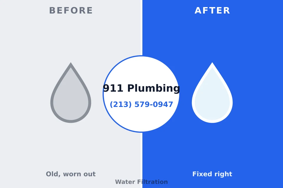 Before and after: plumbing company Madison, NJ